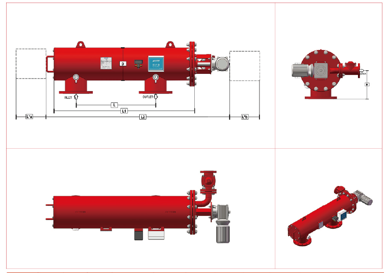 反沖洗過濾器尺寸 反沖洗過濾器尺寸