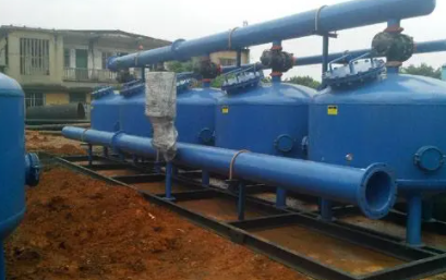 工業淺層砂過濾器應用現場