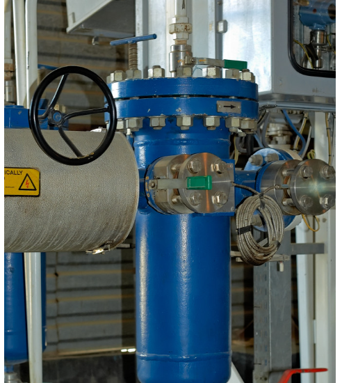 藍式管道過濾器應用現場