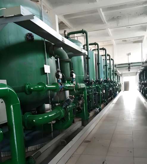 工業(yè)淺層砂過(guò)濾器應(yīng)用現(xiàn)場(chǎng)